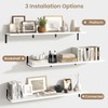 Fun Memories Deep Floating Shelves, 48W x 8D Floating Shelves