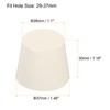 sourcing map Rubber Conical Plug 28 mm to 37 mm