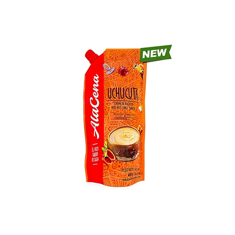 Crema de Rocoto Uchucuta Nuevo Paquete 400 g | Peruvian