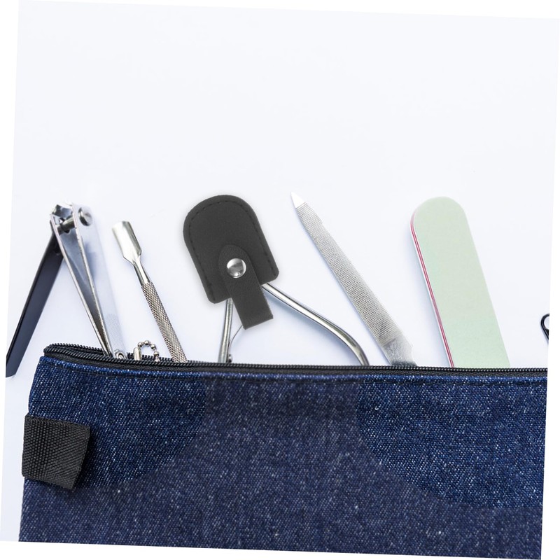 Minkissy Finger Covers Protection Cuticle Nipper Case for Nail Tools