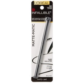 L'Oreal Paris Infallible Matte-Matic Mechanical Eyeliner, Ultra Black, 0.01 oz.
