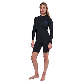 Adults Sunsuit UV Protection Swimwear UPF50+ Chlorine Resistant Black XXXL
