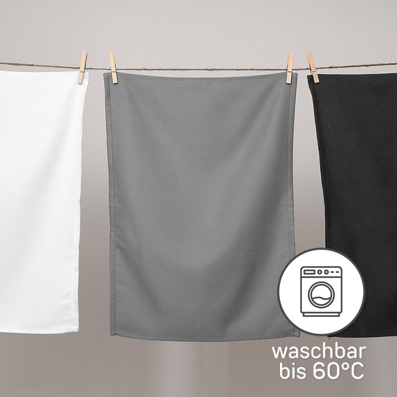 Bellphany Set of 4 Premium Tea Towels, Kitchen Towels Made