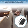A ABSOPRO 2 Buttons Key Shell Case Keyless Entry Remote