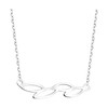 Sofia Milani - Women's Necklace 925 Silver - Leaf Pendant,