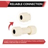 (Pack of 10) EFIELD 1"Compression Coupling,CPVC Fittings for Plumbing Installations