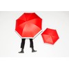 Copenhagen.design Pantone Umbrella Travel foldable in Box with keychainstrap, Red