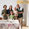 Maison d'Hermine Equinoxe, Beige 100% Cotton Tablecloth for the Kitchen,