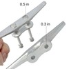 VEITHI Dock Cleats 6 inch with Fastener,Hot Dipped Galvanized Cast