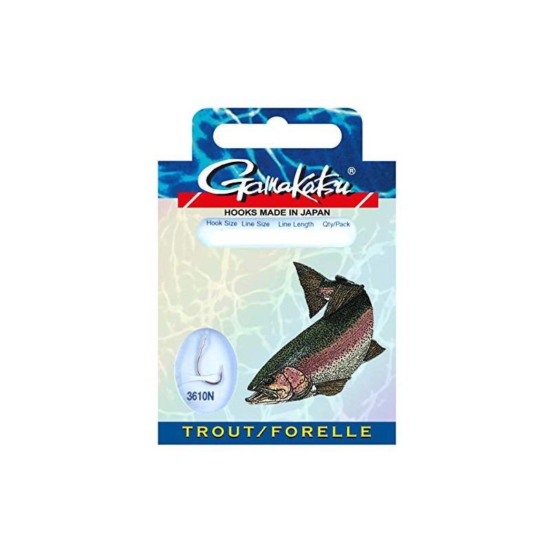 Gamakatsu Hook BKD-3610N Forelle 120CM Gr. 8 Zielfischhaken