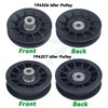 POSEAGLE 2 Pack 532194326 V-Groove Idler Pulley with 532194327 Flat