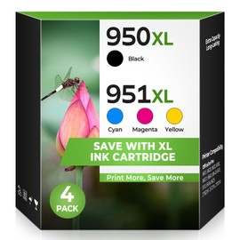 950XL 951XL Ink Cartridges Office Jet Pro 8600 8610 8620 8630 Compatible for HP 950XL 951XL Ink Cartridges Combo Pack Compatible for Office Jet Pro 8600 8660 8640 8615 8110 276DW 251DW 271DW Printer