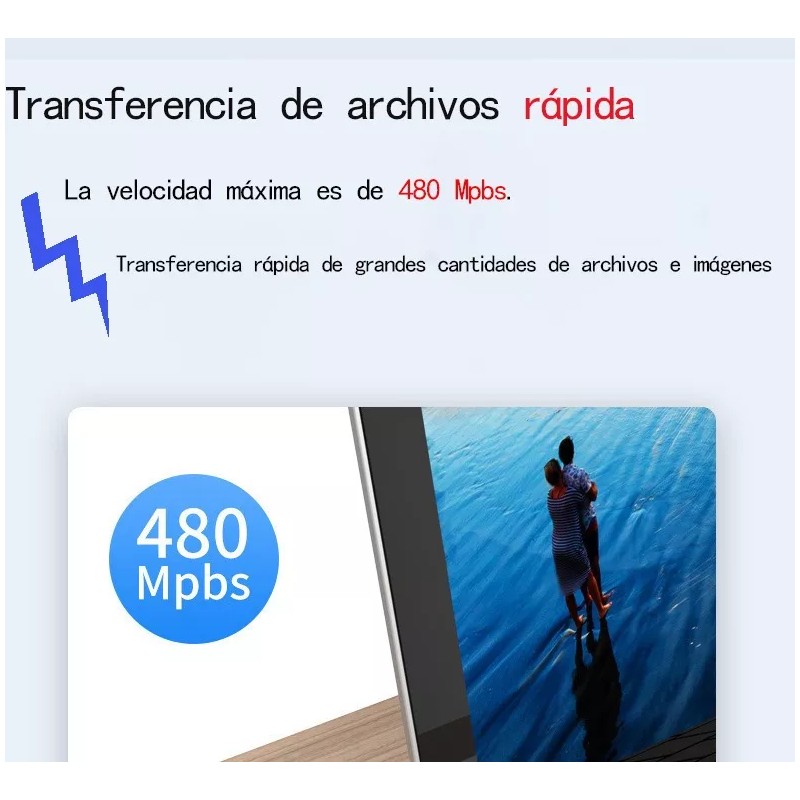 Baellerry Adaptador Lector Tarjetas Usb Tipo-c Sd Tf Otg Pc