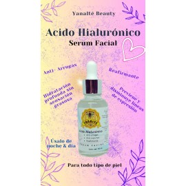 Ácido Hialurónico Sérum Facial Yanalté, Uso De Día Y Noche.