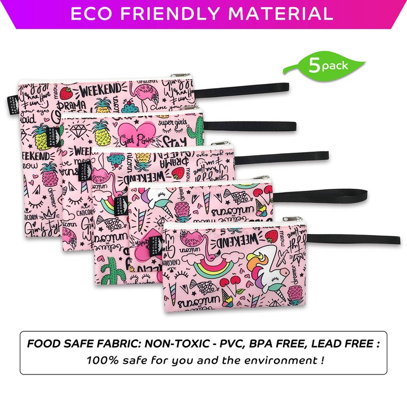 Nordic By Nature Reusable Sandwich Bag Snack Bags - Value