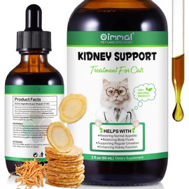Specifically Formulated Kidney Support for Cats, Naturally Supports Healthy Kidney Function in Cats, Increase Immunity, Herbal Supplement Supports, for Kidney & Urinary Health, Energy & Appetite