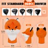Craftsman Golf Elegant Fox Orange White Plush Soft Animal Driver