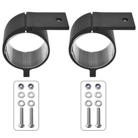 2.5 Inch Tube Clamp Mounting Bracket Bull Bar Roof Rack Roll Cage Mounts LED Square Round Work Light & Light Bar for Car Crash Bar Guard Offroad Work Lights LED Bar Driving Lights