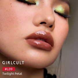 GIRLCULT Hydrating Glossy Lipstick – Long Lasting Tinted Lip Balm, Non Sticky Lip Oil Balm with Glass Shine Finish for Smooth, Moisturized Lips (L09)