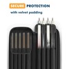 PEKREWS Pool Cue Case, Pool Stick Case 4x5 with Multiple