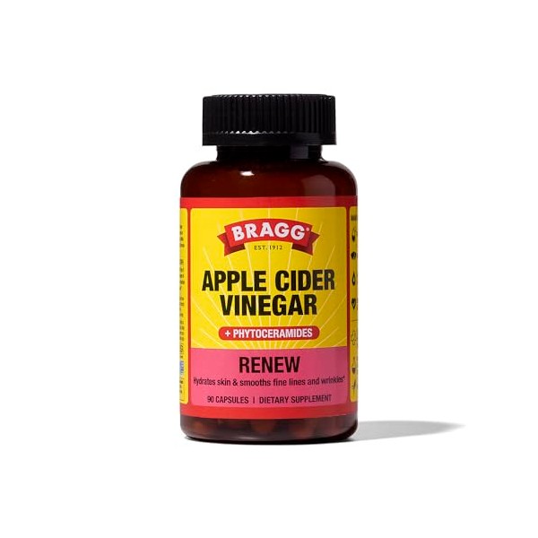 BRAGG BRAGG Renew Apple Cider Vinegar Capsules with Phytoceramides -