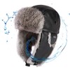 TOP-EX Men's Large Size Pilot Cap, Waterproof Flight Cap, Ski