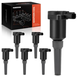A-Premium Ignition Coil Pack Compatible with Jaguar Vanden Plas XJ6 XJR 1995-1997 XJS 1995-1996 L6 4.0L for UF-384 6-PC Set