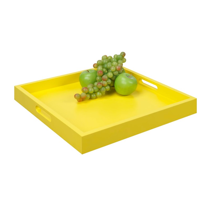 Maykoosh Mediterranean Mastery Tray, Urban Serving Tray with Cut Out