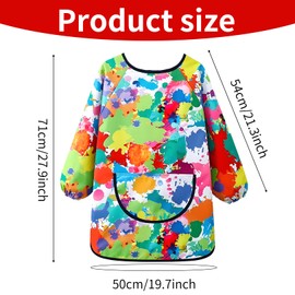 Snhauxinfa Painting apron school 1st class, painting coat children 7-12 years, painting apron painting coat girls, for apron child waterproof, from boy craft apron, painting apron gifts, crafts with painting apron