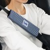 Bonform Fancy Lee Hickory Seat Belt Pad 25x8cm Blue 7414-16BL