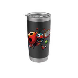 Ladybug Tennis Club Animals Sport Tournament Players Stainless Steel Insulated Tumbler