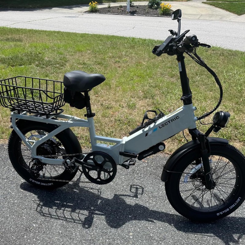 Rear Bike Basket, Black Metal Wire Bicycle Cargo Carrier with