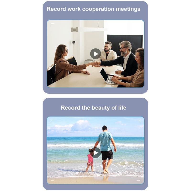 Video Recorder Multifunctional 1080P HD Noise Reduction Motion Detection Small