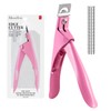 MelodySusie Acrylic Nail Clippers with 15Pcs Magnets Tip Cutters for