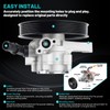 Farrme 21-5349 Power Steering Pump with Pulley Fit for Honda