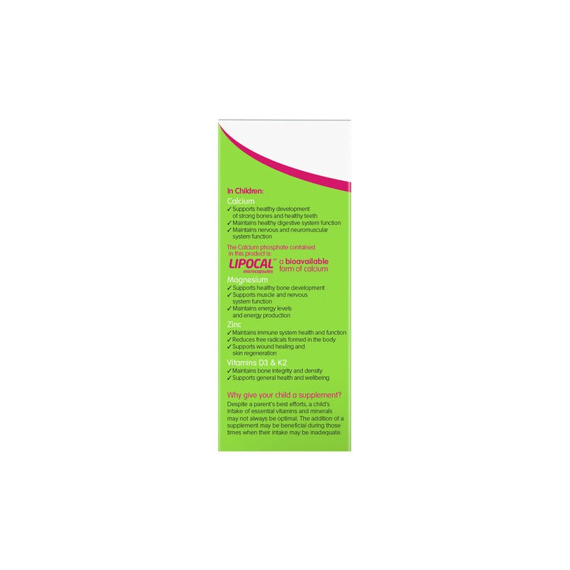 Brauer Kids Liquid Calcium with Magnesium & Zinc 200ml