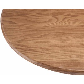 Wood Grain Vinyl Elastic Table Cover
