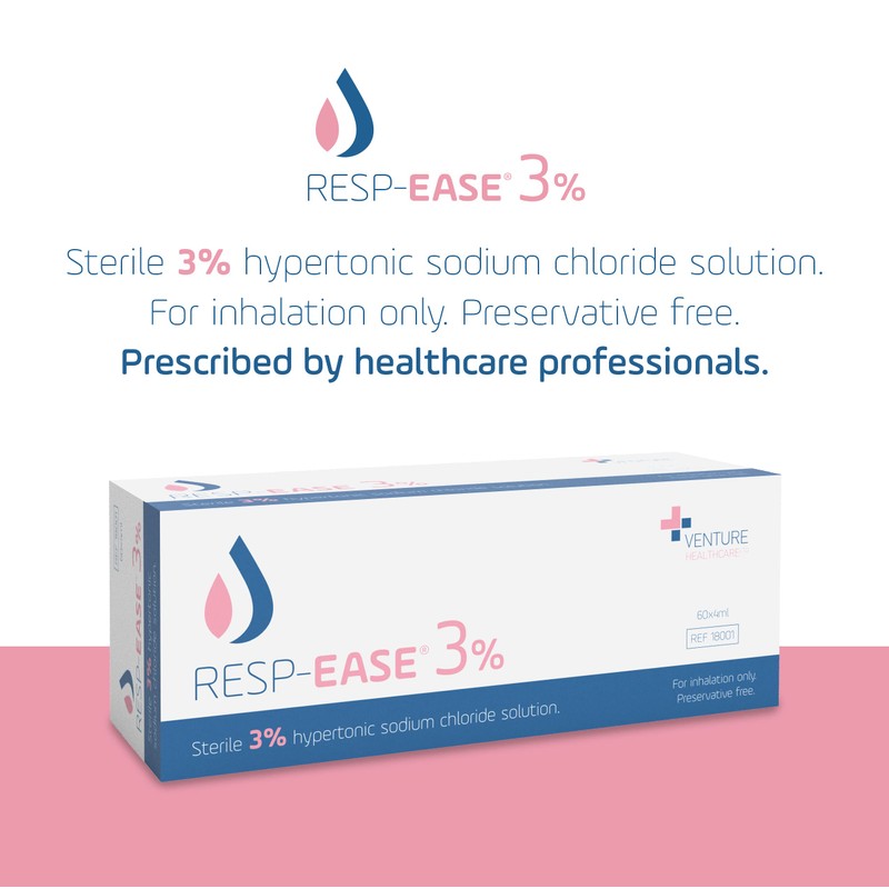 Resp-Ease® 3% Sterile Hypertonic Saline Solution for Inhalation via Nebuliser