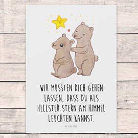 Mr. & Mrs. Panda Sympathy Card Bear Parents Star Child - Loss, Condolence, Sympathy, Condolence Card, Sympathy Card, Condolence Card, Mourning Card