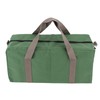 Canvas Wide Mouth Tool Storage Bag with Adjustable Shoulder Strap