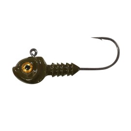 Northland Fishing Tackle Smeltinator Jig Head, Premium Bass Fishing Lure for Swimbaits & Plastics, 3 Pack - 1/4 Oz, Camo, 5/0 Hook