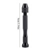 Fdit Mini Rotary Micro Twist Hand Drill Bit with Attachments