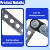 YoRise 2PCS Swivel Style Exhaust Hangers, Heavy Duty Open End