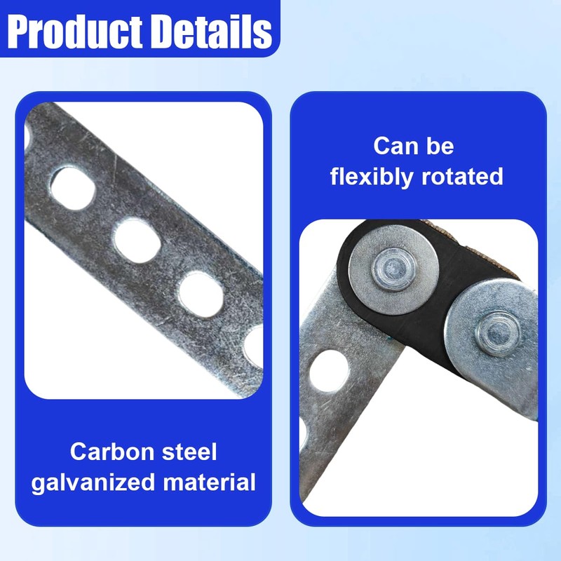 YoRise 2PCS Swivel Style Exhaust Hangers, Heavy Duty Open End