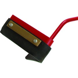 Asphalt V-Shaped Crack Squeegee Blade Rubber Black