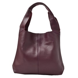 Notre Faboli Women's Genuine Leather Tote Bag, For Work, Small, Petite Manon, purple