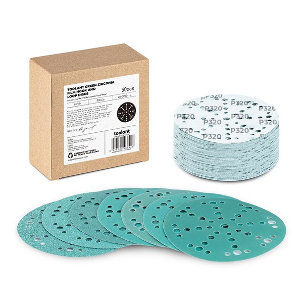 6 Inch 49 Hole Assorted Sanding Disc, Hook and Loop