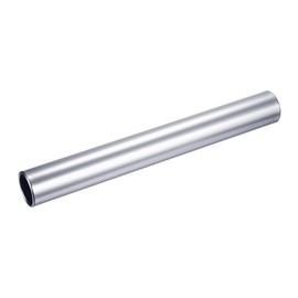M METERXITY Relay Track Baton - Smooth Aluminum Alloy Hollow Tube, Apply to Team Building/Relay Races (1.5" x 11.8", Silver)