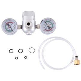Barfeery Whipped Cream Pressure Regulator Valve with Hose Line and Adapter for Whipped Cream Chargers 0.95 Liter 580G Tank