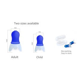 SevenNana Pressure Reducing Ear Plugs Noise Reducing Earplugs Travel Accessory Silicone Hearing Protection Flight earplugs 2Pairs (Blue+Gray-Child)